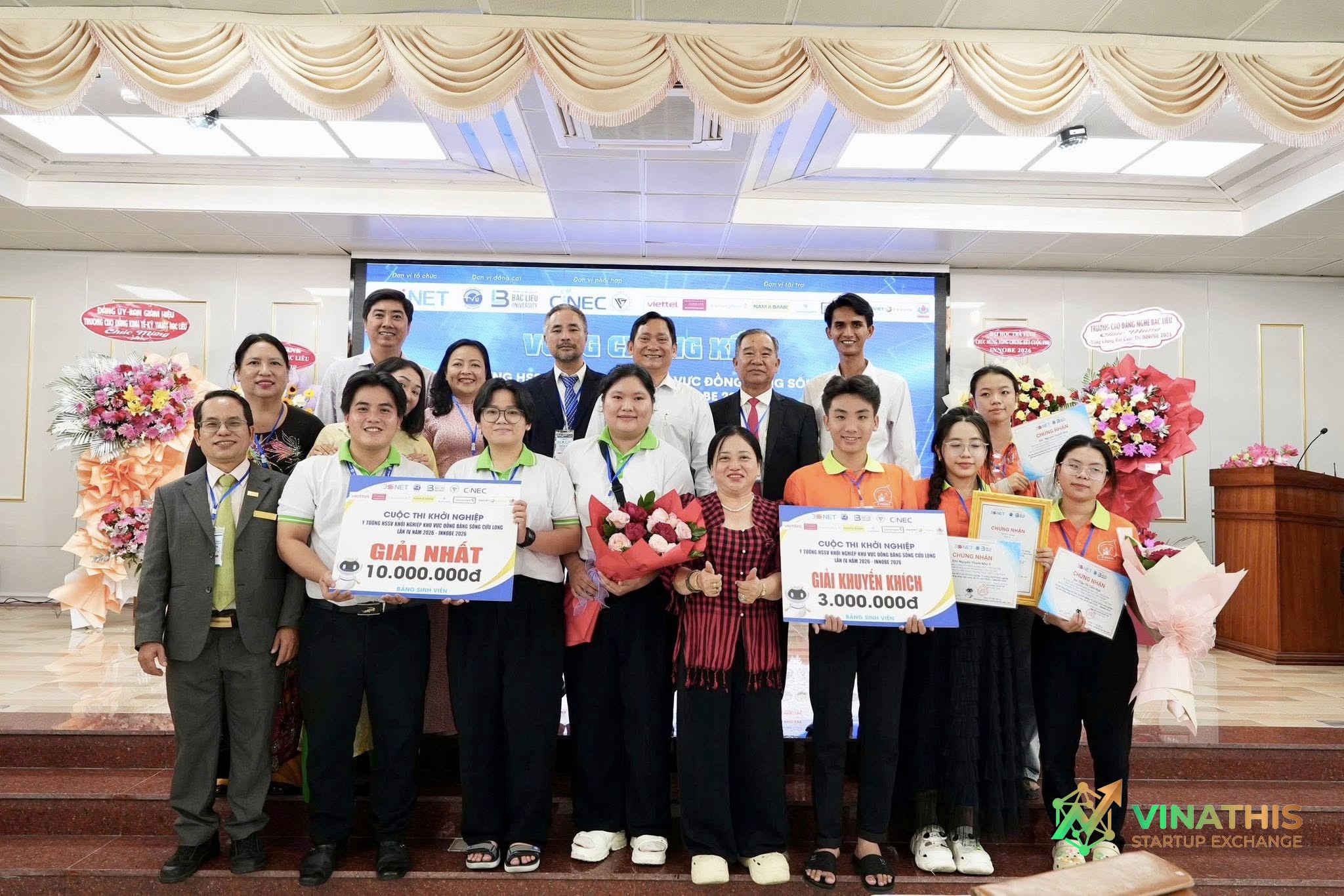 VINATHIS HOLDING THỎA THUẬN ĐẦU TƯ CHO CÁC STARTUP TẠI CUỘC THI INNOBE 2026